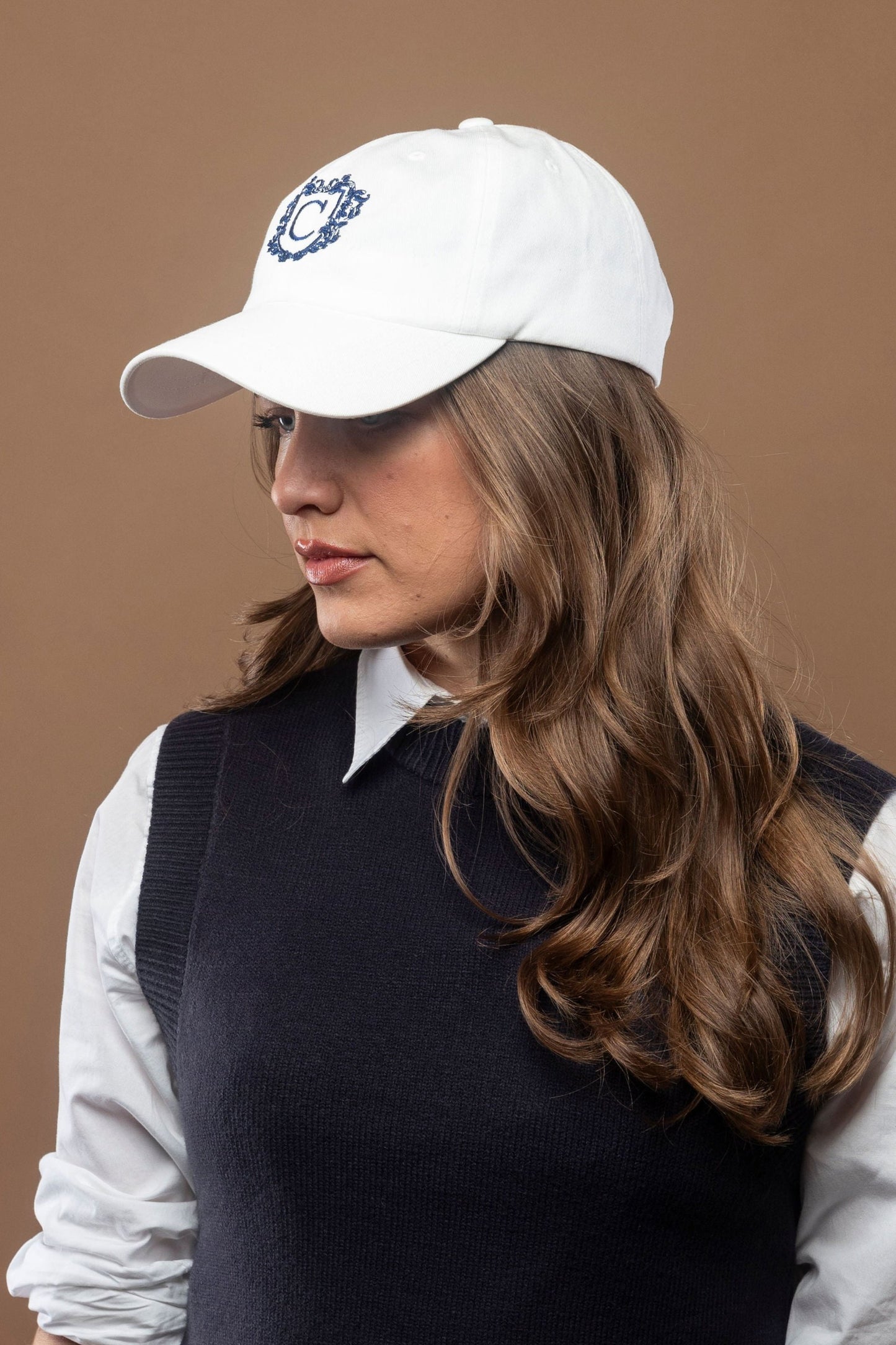 White Crest Hat