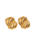 Gold Statement Studs