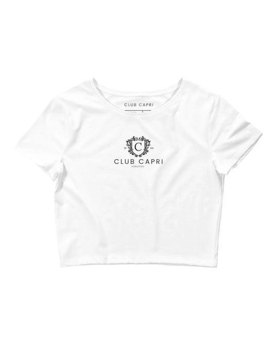 White Heritage Cropped Tee